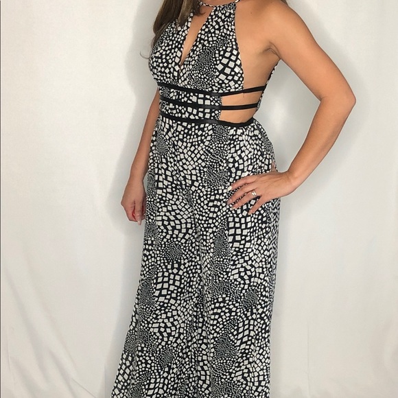 Chiffon Print Jumpsuit - Picture 7 of 7